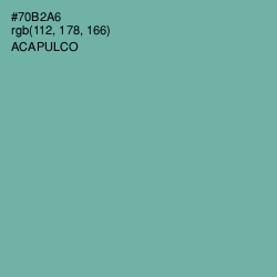 #70B2A6 - Acapulco Color Image