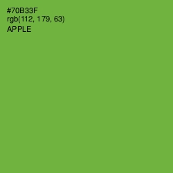 #70B33F - Apple Color Image