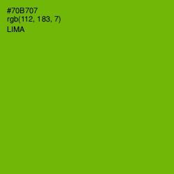 #70B707 - Lima Color Image