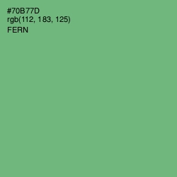 #70B77D - Fern Color Image