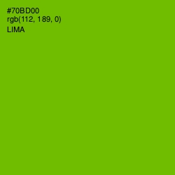 #70BD00 - Lima Color Image