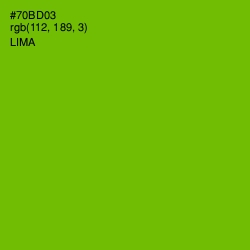 #70BD03 - Lima Color Image