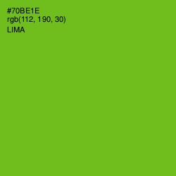 #70BE1E - Lima Color Image