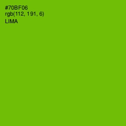 #70BF06 - Lima Color Image