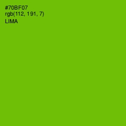 #70BF07 - Lima Color Image