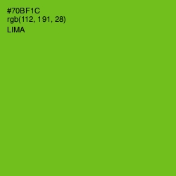 #70BF1C - Lima Color Image