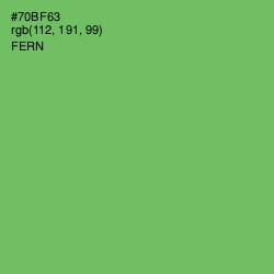 #70BF63 - Fern Color Image