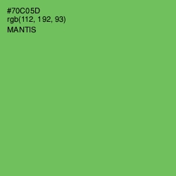 #70C05D - Mantis Color Image