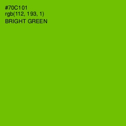 #70C101 - Bright Green Color Image