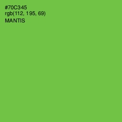 #70C345 - Mantis Color Image