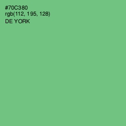 #70C380 - De York Color Image