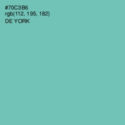 #70C3B6 - De York Color Image