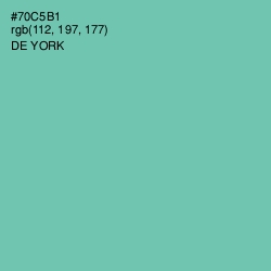 #70C5B1 - De York Color Image