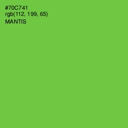 #70C741 - Mantis Color Image