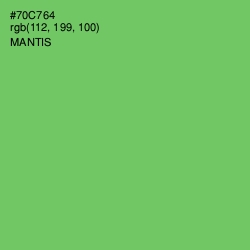 #70C764 - Mantis Color Image