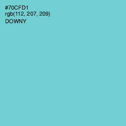 #70CFD1 - Downy Color Image