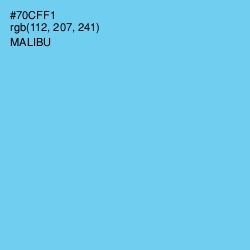 #70CFF1 - Malibu Color Image