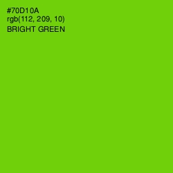 #70D10A - Bright Green Color Image