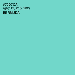 #70D7CA - Bermuda Color Image