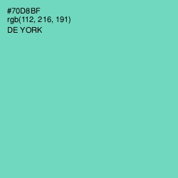 #70D8BF - De York Color Image