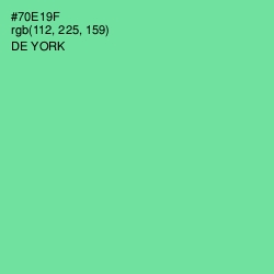 #70E19F - De York Color Image