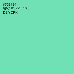 #70E1B4 - De York Color Image