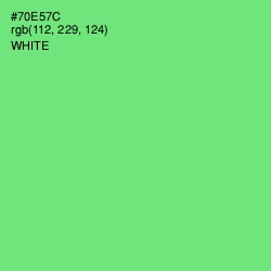 #70E57C - Screamin' Green Color Image