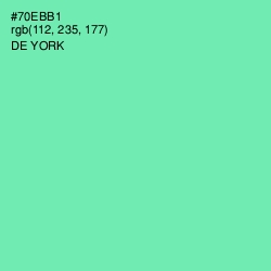 #70EBB1 - De York Color Image