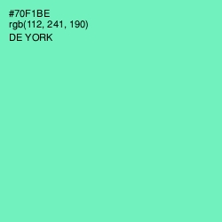 #70F1BE - De York Color Image