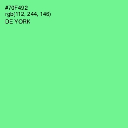 #70F492 - De York Color Image