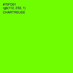 #70FD01 - Chartreuse Color Image