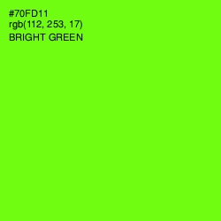 #70FD11 - Bright Green Color Image
