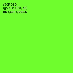#70FD2D - Bright Green Color Image