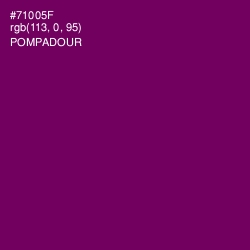 #71005F - Pompadour Color Image