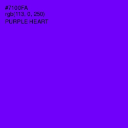 #7100FA - Purple Heart Color Image