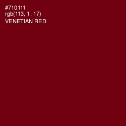 #710111 - Venetian Red Color Image