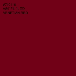 #710116 - Venetian Red Color Image