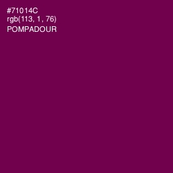 #71014C - Pompadour Color Image