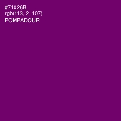 #71026B - Pompadour Color Image