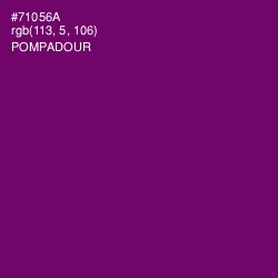 #71056A - Pompadour Color Image