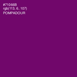 #71066B - Pompadour Color Image