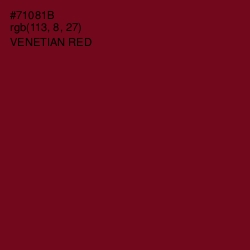 #71081B - Venetian Red Color Image