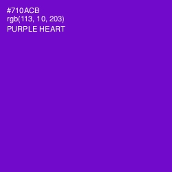 #710ACB - Purple Heart Color Image