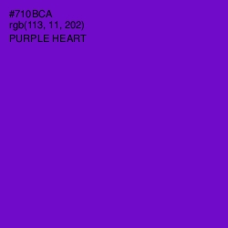 #710BCA - Purple Heart Color Image