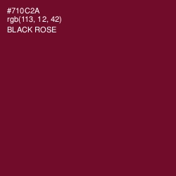 #710C2A - Black Rose Color Image