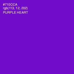 #710CCA - Purple Heart Color Image