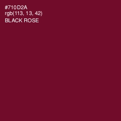 #710D2A - Black Rose Color Image