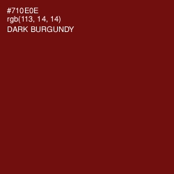 #710E0E - Dark Burgundy Color Image