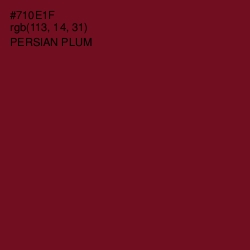 #710E1F - Persian Plum Color Image