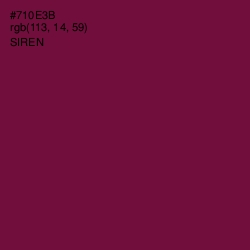 #710E3B - Siren Color Image